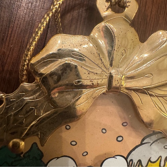 Vintage 1988 Mickey Mouse Disney Brass Christmas Ornament - Picture 5 of 7